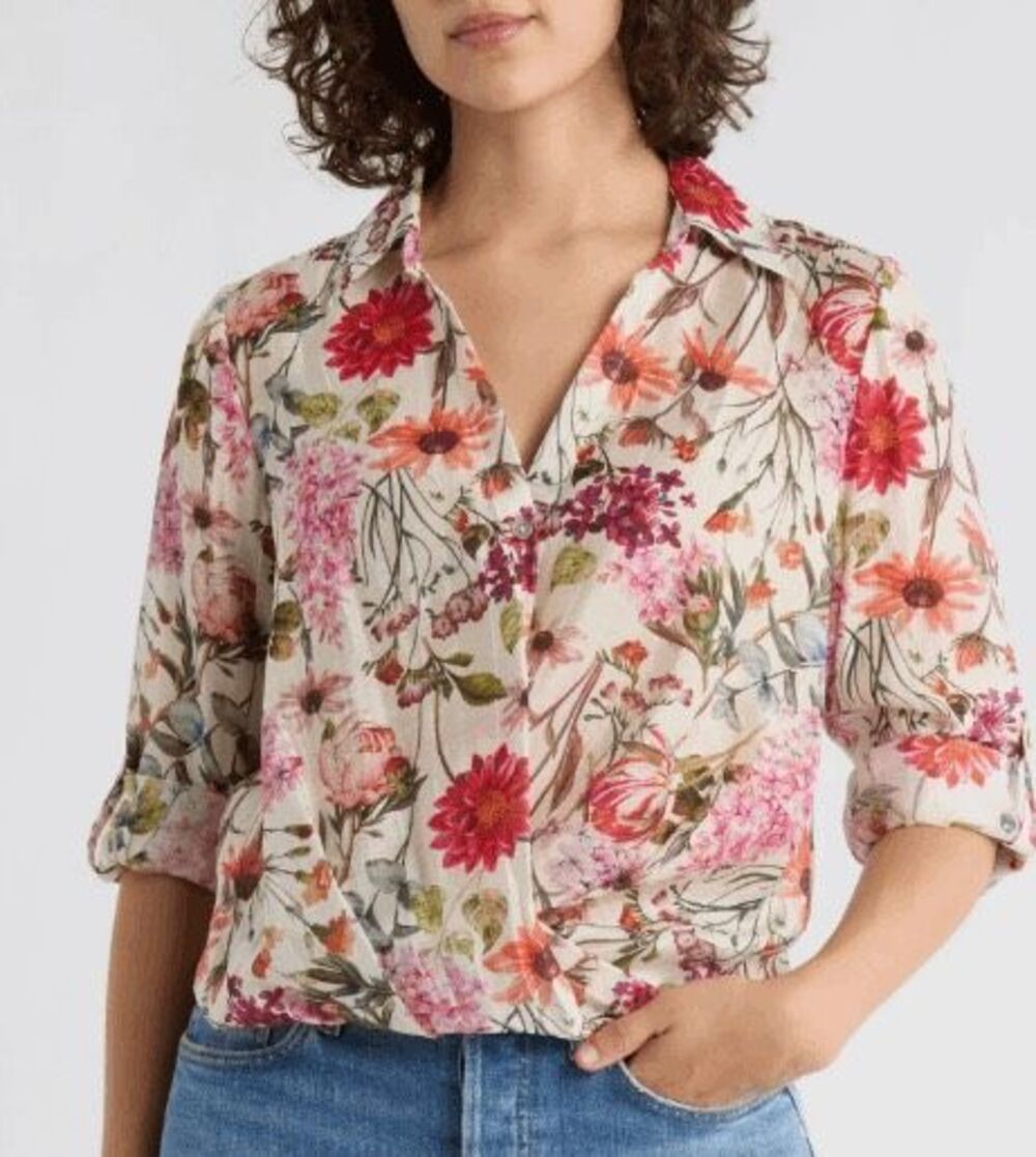 Status Floral Blouse- Size L
